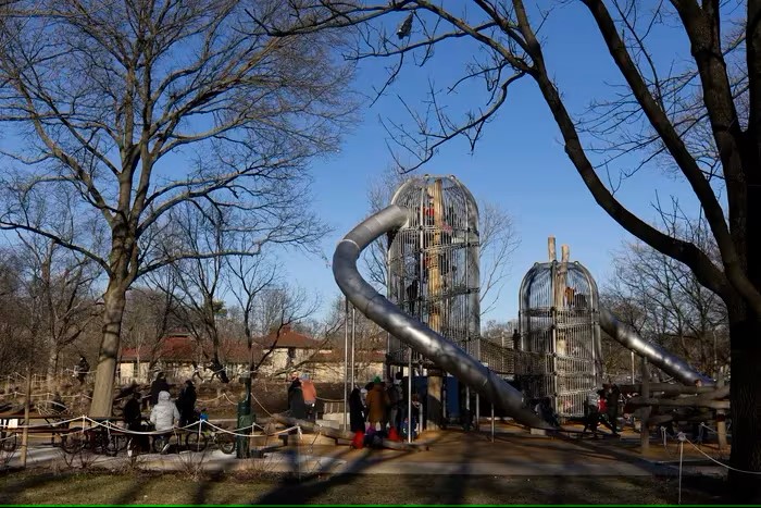FDR Park’s Anna C. Verna Playground Features Risky Play